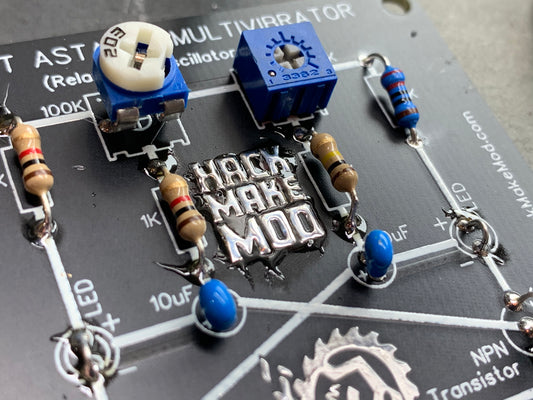 Flip Flip Circuit on a PCB (Printed Circuit Board)