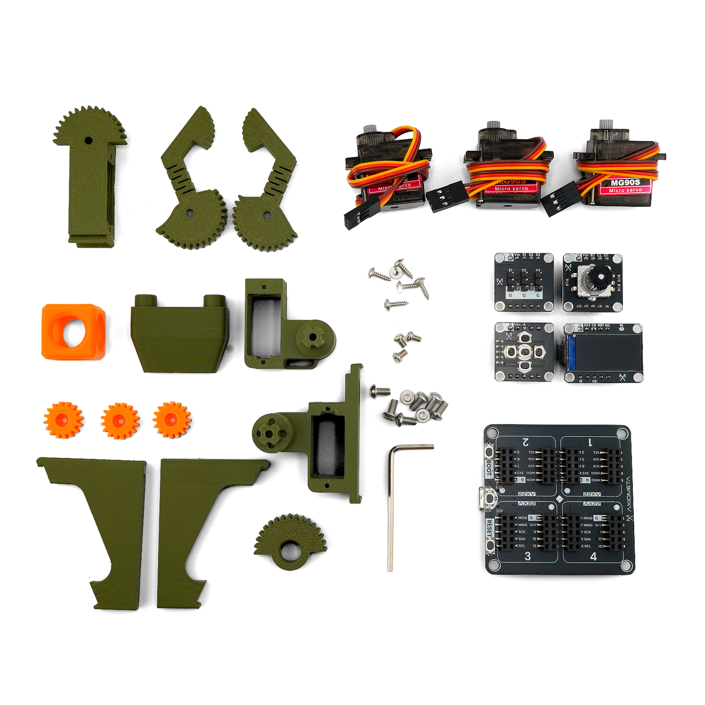 ClawBot - 3D Printed Robotic Arm Kit
