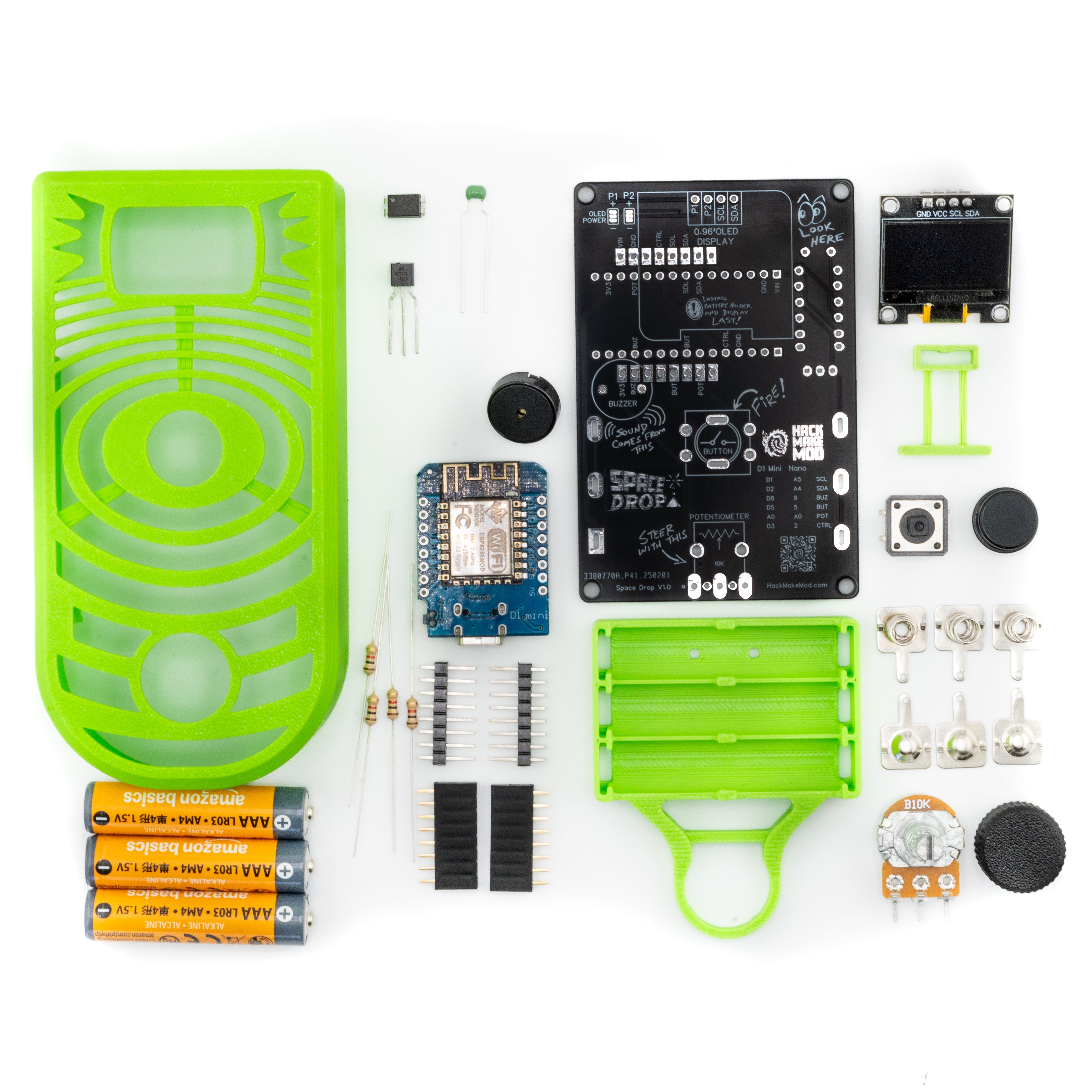 Space Drop Solder Kit – HackMakeMod