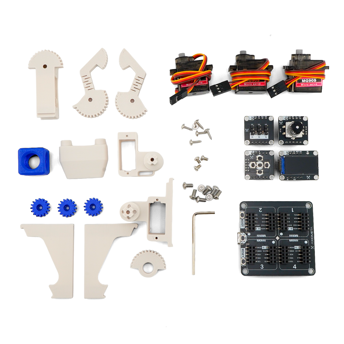 ClawBot - 3D Printed Robotic Arm Kit