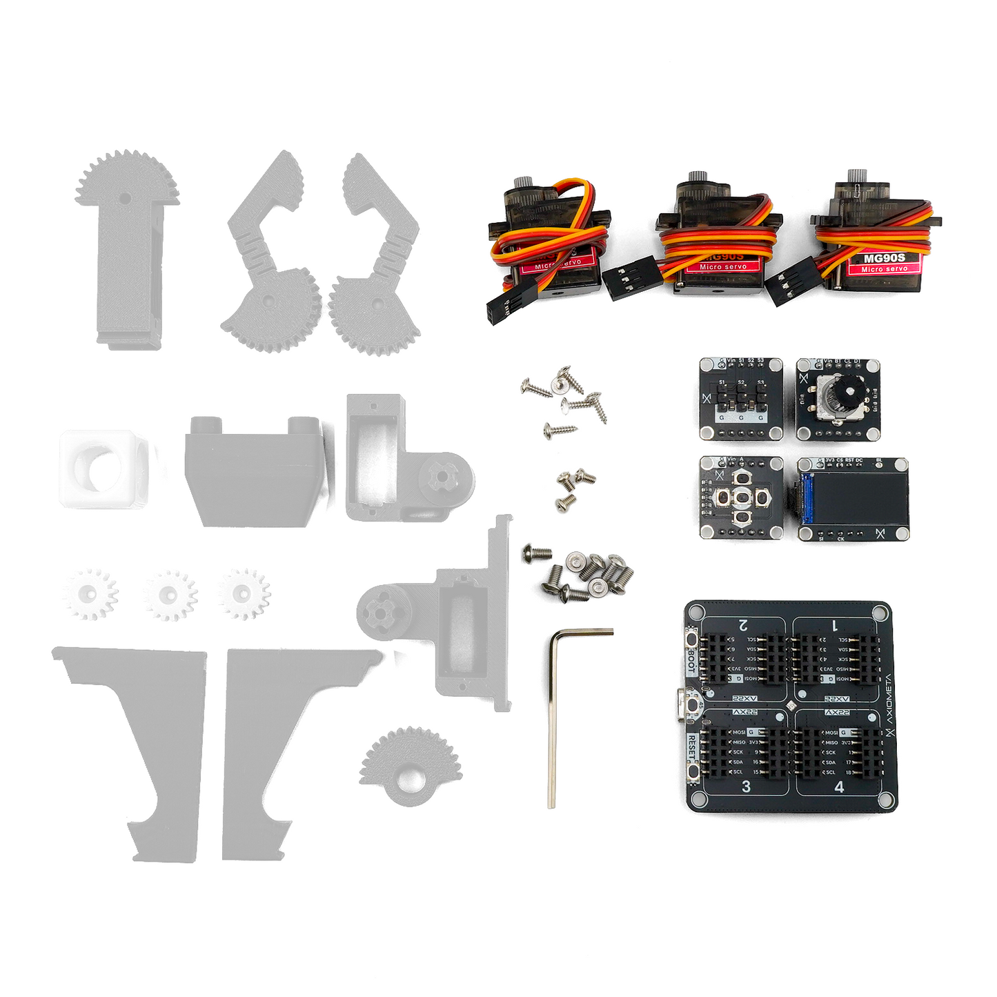 ClawBot - 3D Printed Robotic Arm Kit